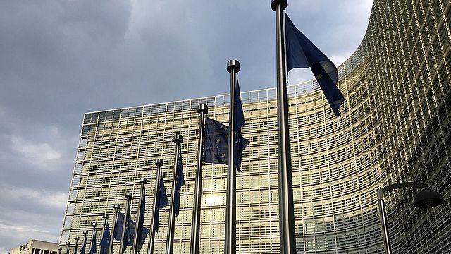 L'edificio Berlaymont dove ha sede la Commissione europea.