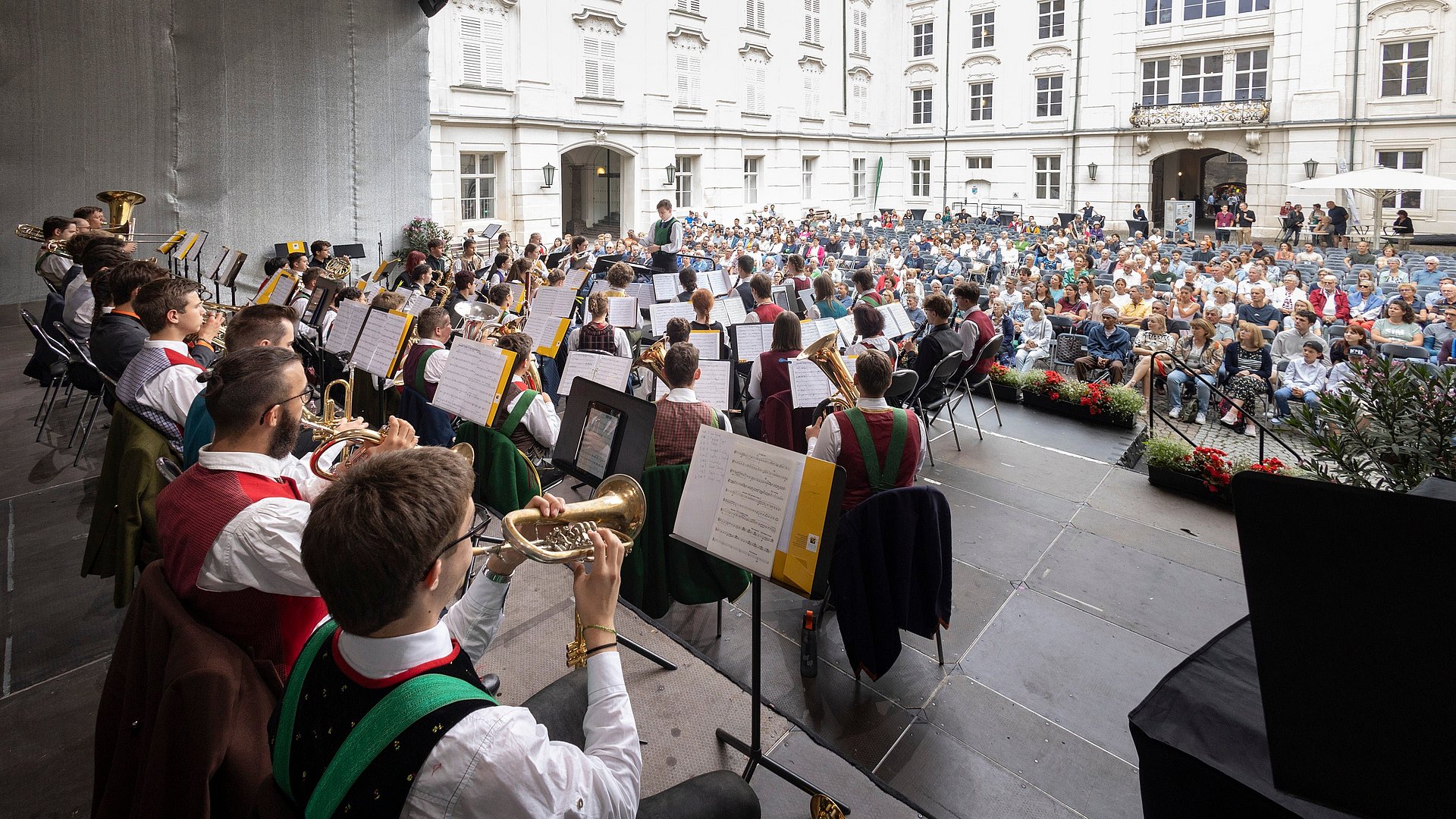 Das Euregio-Jugendblasorchester in Innsbruck 2024