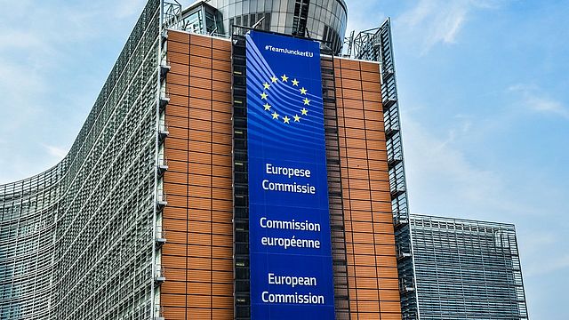 Das Berlaymont-Gebäude in dem die EU-Kommission ihren Sitz hat.