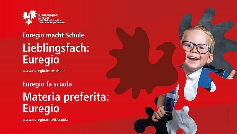 [Translate to Italiano:] Schulklassen können sich noch bis zum 12. April 2024 zur Teilnahme am Projekt Euregio macht Schule melden und dabei die Euregio kennenlernen und Preisgeld für die Klassenkasse gewinnen. 