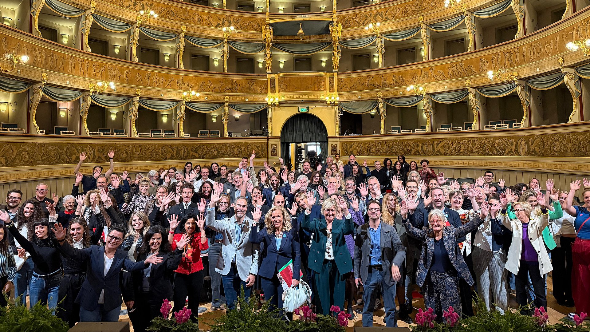 © Euregio/Armin Gluderer Großer Andrang im Teatro Sociale in Trient anlässlich des Euregio-Museumstages 2026 zum Thema "Kultur und Lebensqualität"