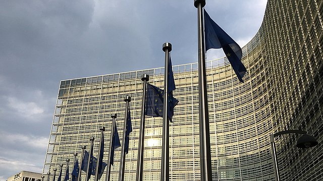 Das Berlaymont-Gebäude in dem die EU-Kommission ihren Sitz hat.