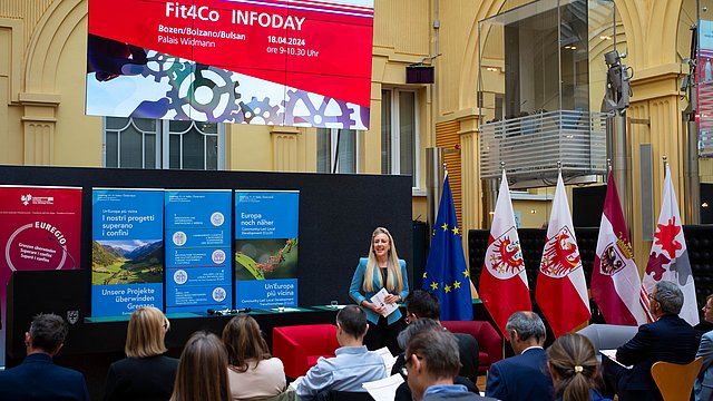 © ASP/Fabio Brucculeri Karin Gschnitzer ha moderato l’evento informativo odierno