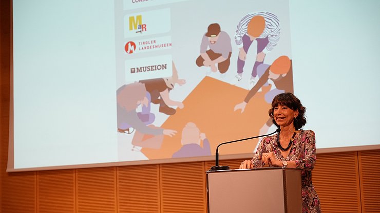 Mart-Direktorin Micol Forti lobte das grenzüberwindende Projekt.
