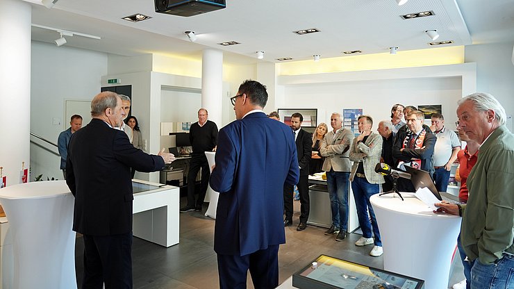 Panoramica Euregio-Infopoint: Presentazione dell'estate sportiva dell'Euregio oggi presso l'Euregio-Infopoint di Innsbruck.