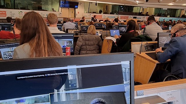 © Euregio Beitrag des Landesrates der Autonomen Provinz Trient Bisesti bei der EURegionsWeek.
