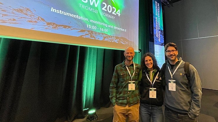 Das Cairos-Kernteam mit (von links) Michael Winkler (Tirol), Alice Gasperi (Trentino) und Jakob Schwarz (Südtirol)