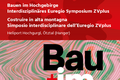 © Euregio Flyer Programm zum Symposium Bauen im Hochgebirge