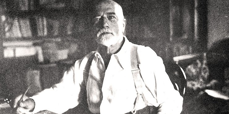 Senator Ettore Tolomei (1865–1952) lieferte mit seinem Programm zur Assimilierung Südtirols die ideologische Grundlage der faschistischen Italianisierungspolitik