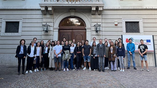 A Rovereto giovani di età compresa tra i 16 e i 19 anni provenienti da Alto Adige, Tirolo e Trentino