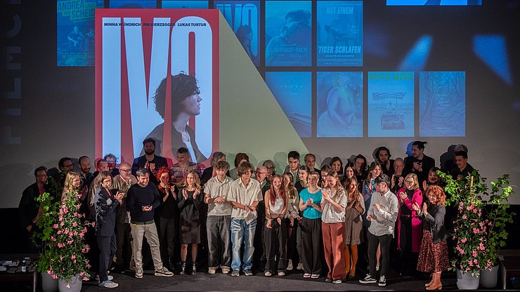 Der Preis der EuregioYoungJury 2024 ging an den Film "And the King Said, What a Fantastic Machine" von Maximilian van Aertryck und Axel Danielson 
