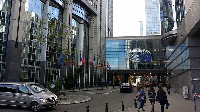 © Ufficio stampa Trentino La sede del Parlamento europeo a Bruxelles
