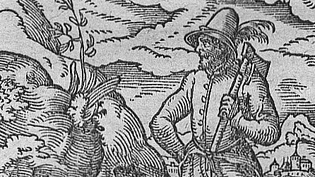 © Rappresentazione da Sachs, Hans / Amman, Jost (1568) Minatore - Rappresentazione da Sachs, Hans / Amman, Jost (1568): Descrizione "aller Stände auff Erden". Frankfurt am Main