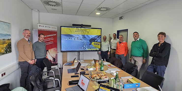 Sitzung des Projekttandems "Grenzüberschreitende Flugrettung