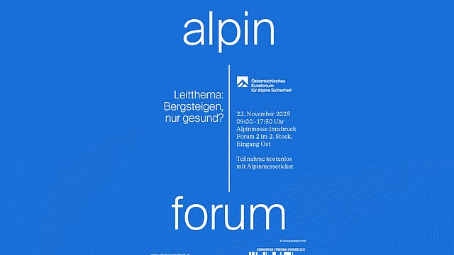 Einladung für das Alpinforum 2025