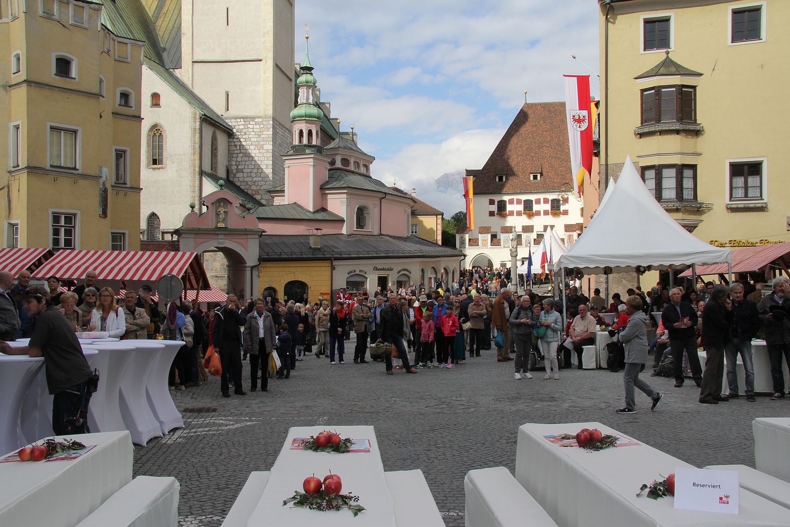Prima festa dell’Euregio ad Hall in Tirol il 19 settembre 2015 a conclusione del periodo di presidenza del Tirolo.