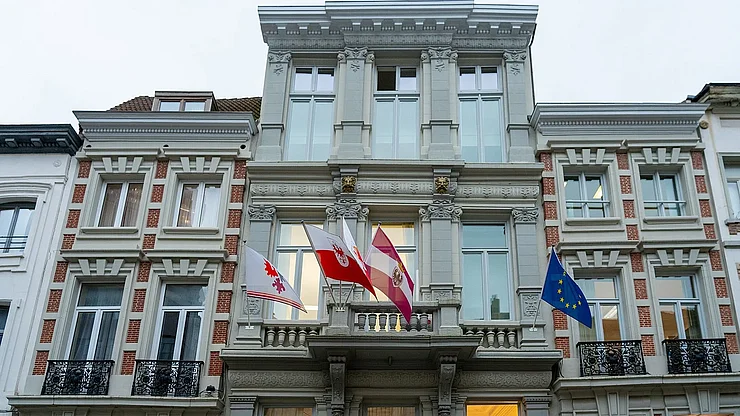 L'edificio dell'ufficio di rappresentanza dell'Euregio a Bruxelles 