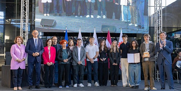 © USP/Bernhard Aichner La giuria EuregioYoungJury del Filmclub Bolzano è stata premiata come progetto transfrontaliero dell'Euregio Tirolo-Alto Adige-Trentino.