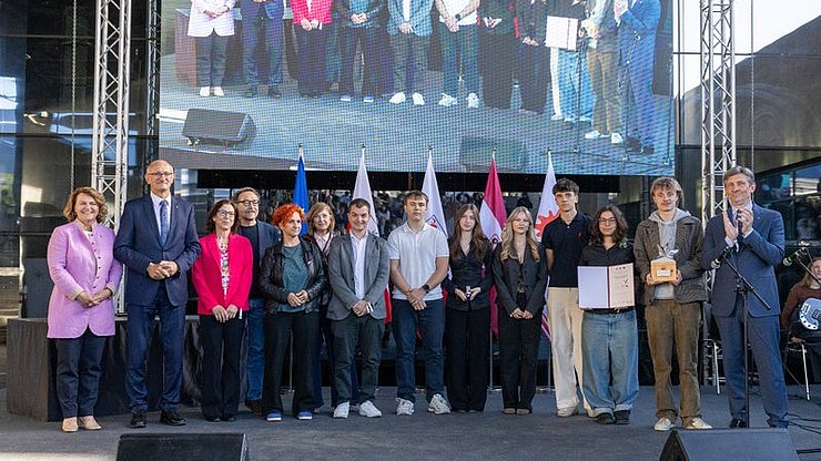 USP/Bernhard Aichner La giuria EuregioYoungJury del Filmclub Bolzano è stata premiata come progetto transfrontaliero dell'Euregio Tirolo-Alto Adige-Trentino.