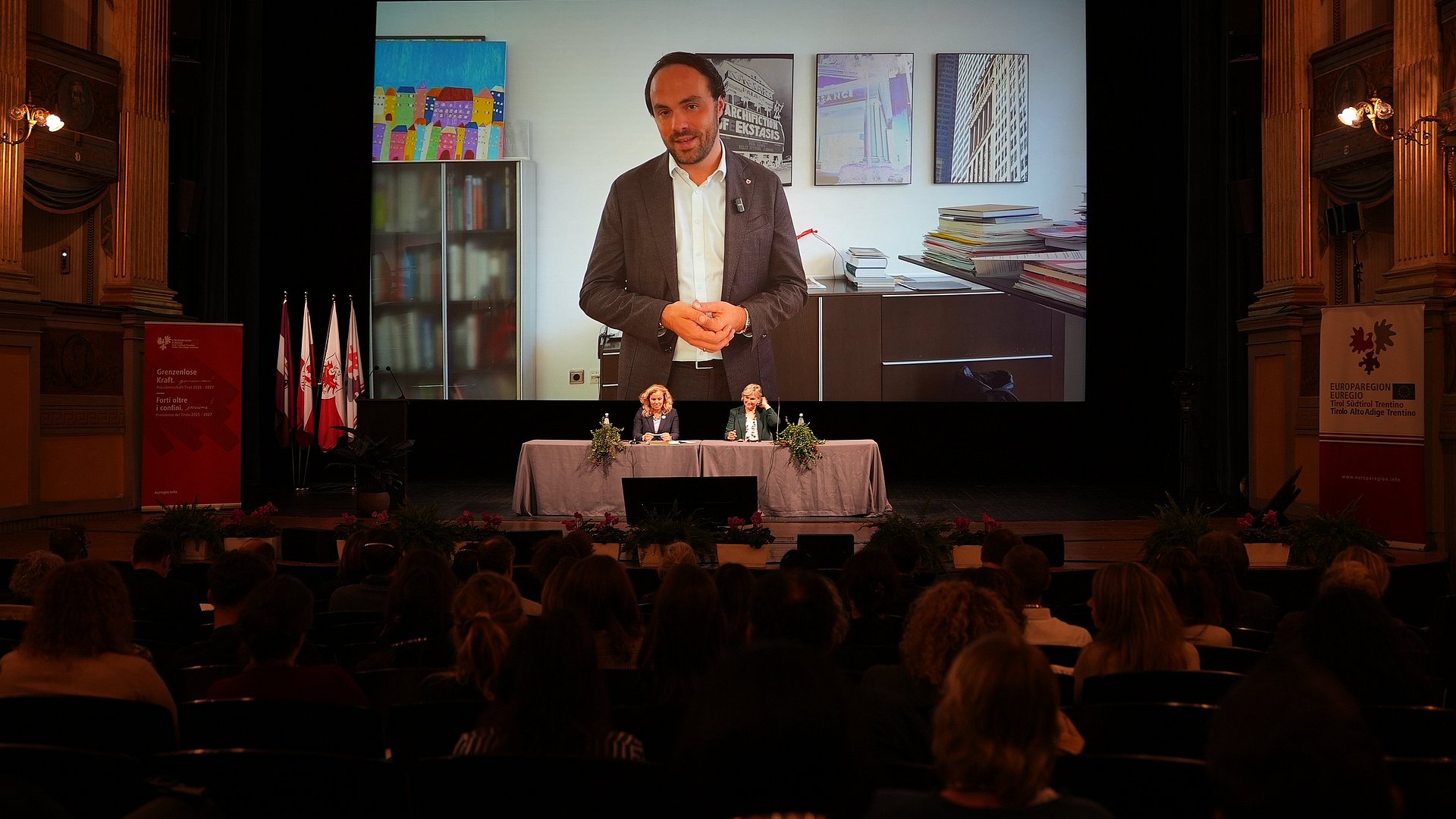 Anche l’assessore Philipp Achammer ha sottolineato l’importanza di questo incontro tra esperti museali e addetti ai lavori dei tre territori.