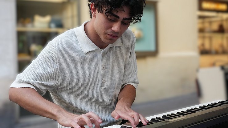 © Euregio/Armin Gluderer Leonardo Carta alle tastiere