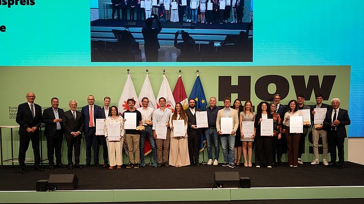 © Land Tirol/Sedlak Alle PreisträgerInnen der Euregio-Awards.