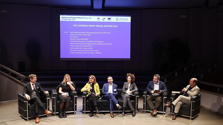 © Bumbaca/GECT GO Runder Tisch beim ECBP Annual meeting event