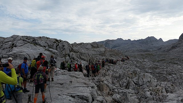 Turismo di massa in montagna.