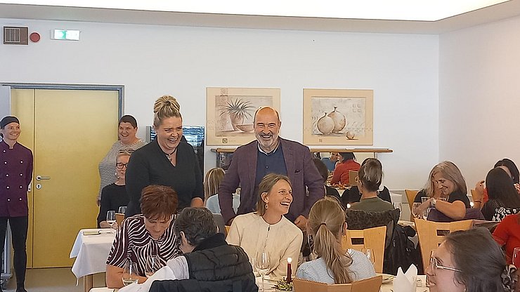 LehrerInnen und SchülerInnen der Euregio-Schulpartnerschaft Tisens und Landeck