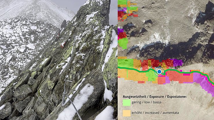 Interreg-Projekt DIGIWAY - Geodaten für Sicherheit am Berg