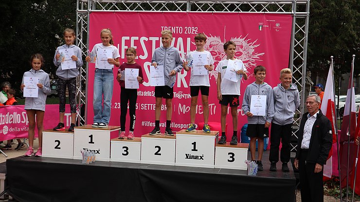 Strahlende Sprintchampions heute in Trient