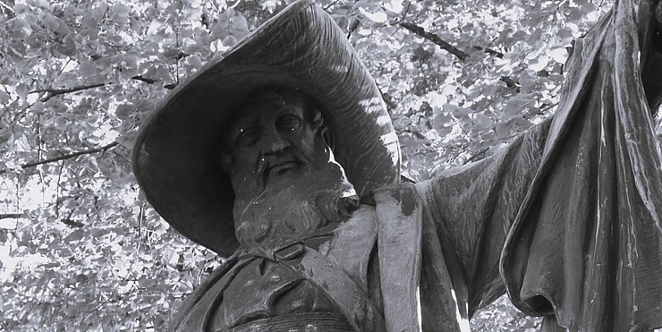 Das Andreas-Hofer-Denkmal am Kalvarienberg von Kufstein feiert in diesem Jahr sein 100. Jubiläum.