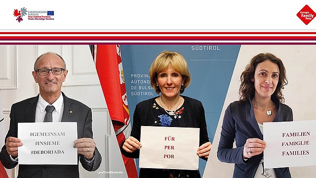 © Euregio Collage Assessori provinciali alla famiglia dell'Euregio
