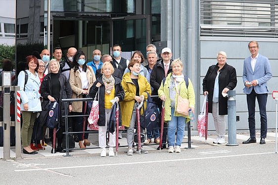 Gruppenbild mit Delegation aus der EuroRegion Neisse-Bober-Spree