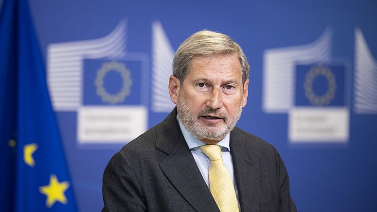 Commissario dell'Unione Europea Johannes Hahn