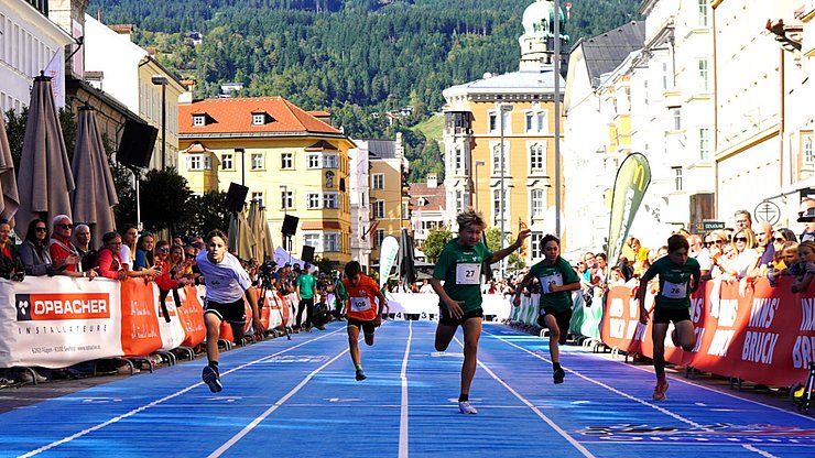 © Werner Gächter Sprinteten gemeinsam zum Sieg in der Kategorie U12 Burschen: Die Tiroler Andreas Erler & Christian Mark