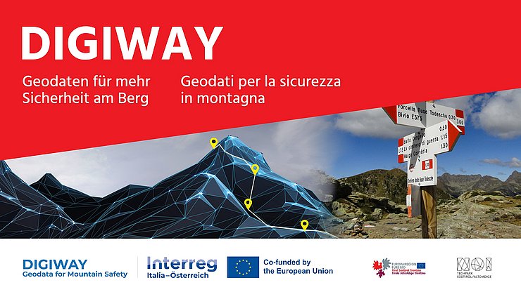 © Euregio DIGIWAY bietet verlässliche digitale Grundlagen für die Tourenplanung in Tirol, Südtirol und Trentino.