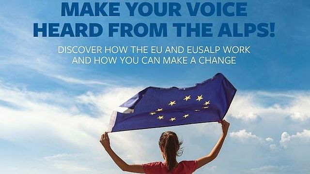 L'e-book Make your voice heard from the Alps! invita a scoprire l'Europa e le regioni europee e offre una panoramica sulla Strategia Macroregionale Alpina EU 