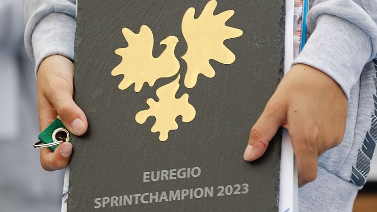 Stolz über die Auszeichnung zum Euregio Sprintchampion