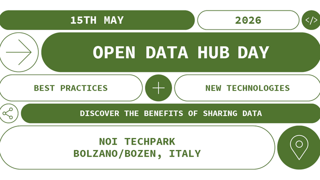 Logo bzw. Einladungsgrafik für den Open Data Hub Day 2026