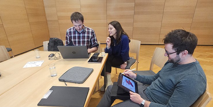 Partner di progetto del tandem PAR-TY-CO lavorano insieme