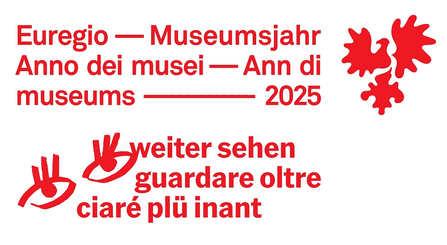 Grafica Euregio anno dei musei 2025