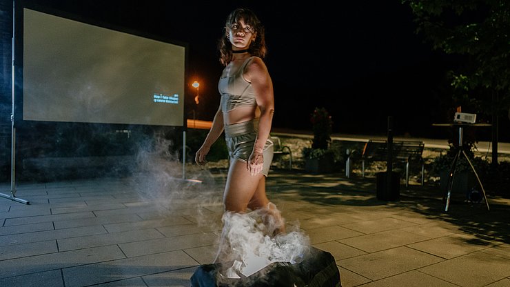 Laura Venturini in azione