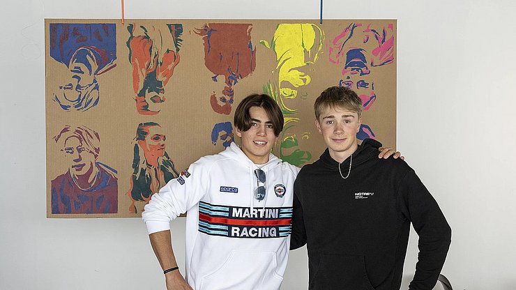 Progetto "Euregio-KIDS" (Arte a scuola) con la mostra "storie e corpi" - studenti del Liceo Artistico di San Giovanni di Fassa