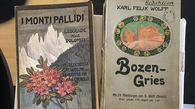 Nachlass von Karl Felix Wolff: Neben seinen Dolomitensagen war er auch sonst journalistisch vielseitig tätig.