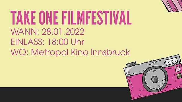 © Verein Take One Medienkolleg invita al 28 gennaio 2022 al festival del cinema di Innsbruck