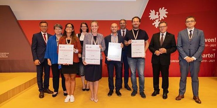 Verleihung Euregio-JungforscherInnenpreis am 22. August 2021 in Alpbach  