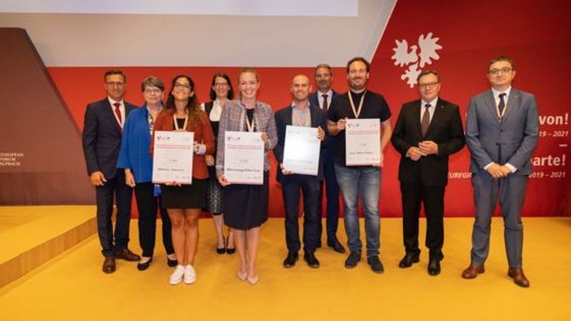 Vincitori del Premio giovani ricercatori dell'Euregio 2021 il 22 agosto ad Alpbach