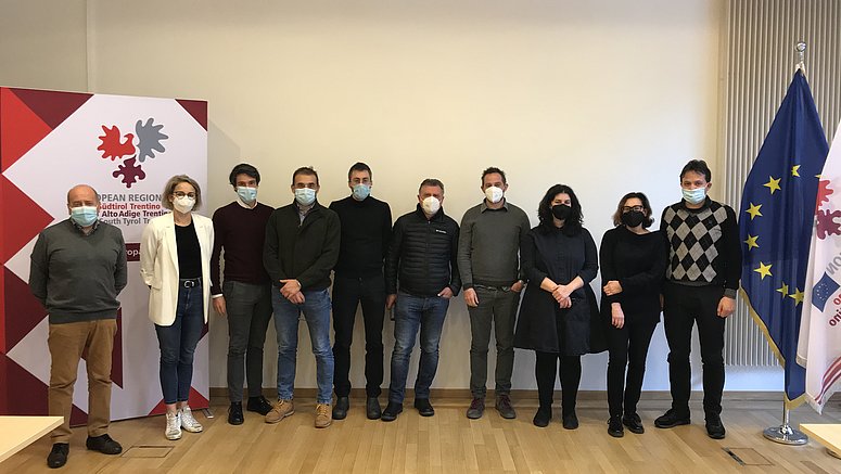 Bürgermeister*innen aus dem Trentino zu Gast in Brüssel.