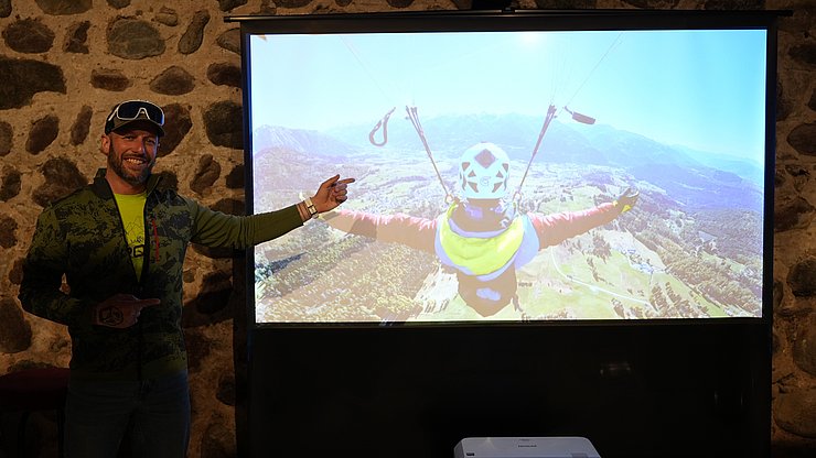 Extremsportler Danilo Callegari über den Gleitschirmflug im Fleimstal: „Kleines Abenteuer, große Erkenntnis.“